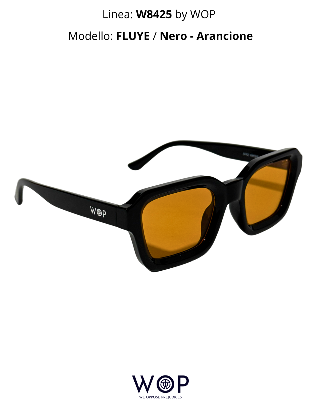 FLUYE / Nero - Arancione