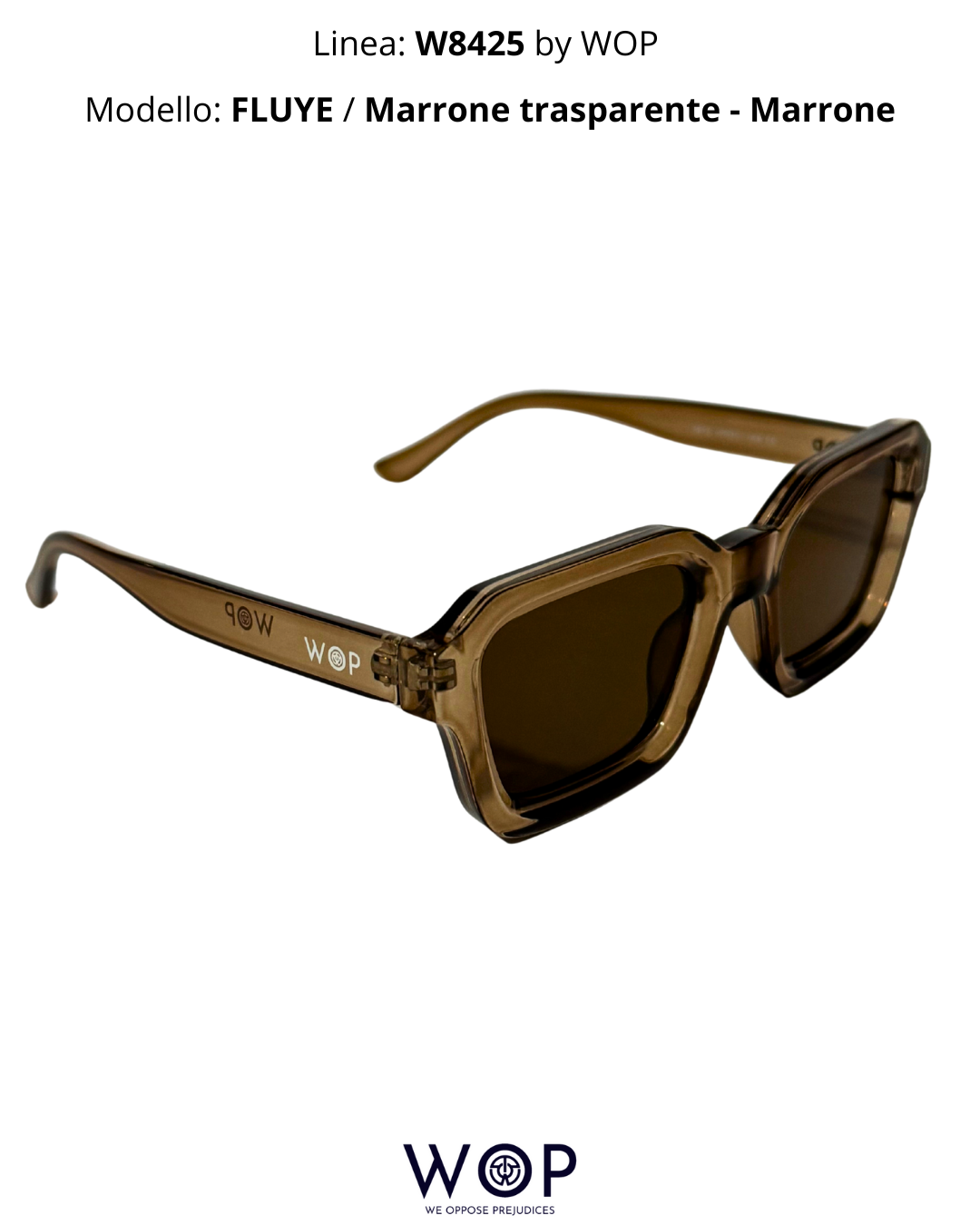 FLUYE / Marrone Trasparente - Marrone