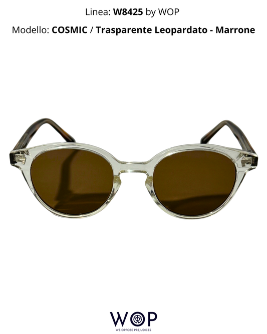 COSMIC / Trasparente Leopardato - Marrone
