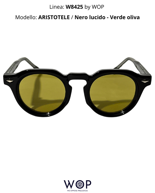 ARISTOTELE / Nero Lucido - Verde Oliva
